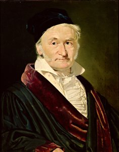 Portræt af Carl Friedrich Gauss, 1840